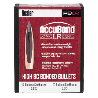 NOSLER 58922 ABLR 6.5MM 142GR SP 100 CT.