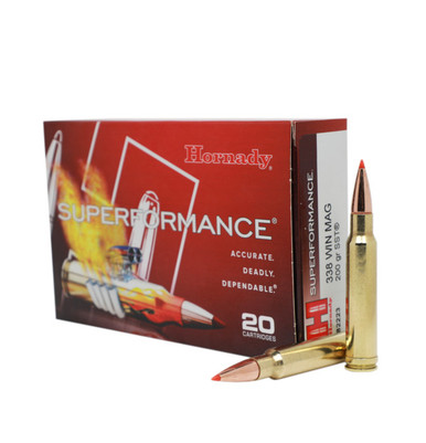 Hornady Superperformance .338 Winchester Magnum 200gr SST 20Rnd Rifle Ammunition