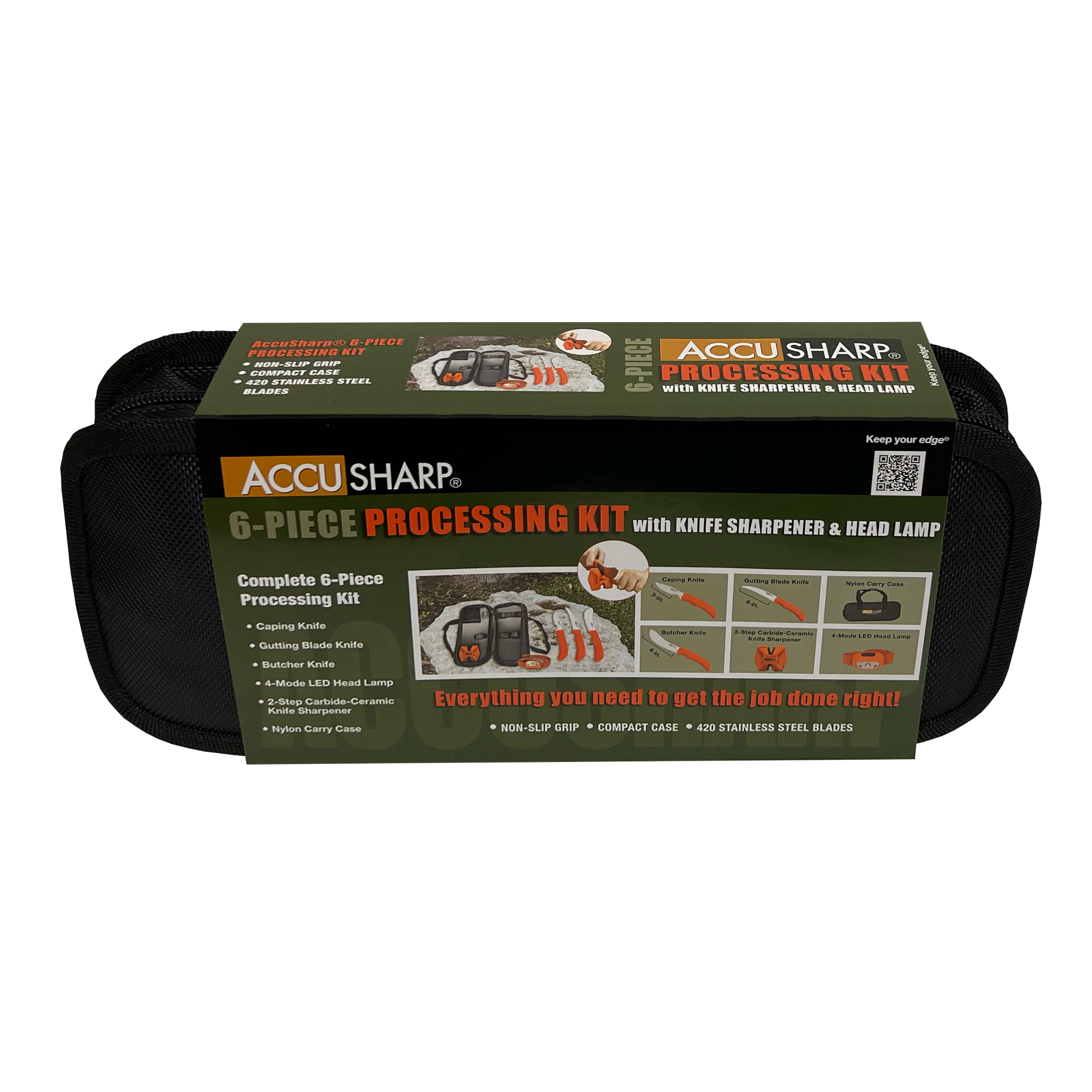 Accusharp Processing Kit, Fpi 738c Accusharp 6pc Process Kit W/shrpn Hdlmp