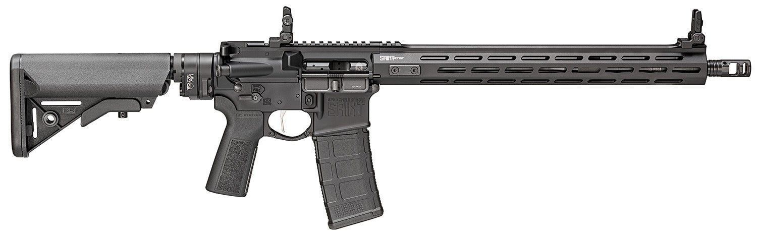 Springfield Armory SAINT Victor with Law Tactical Folder, 5.56x45mm NATO 30+1 16" CMV Barrel