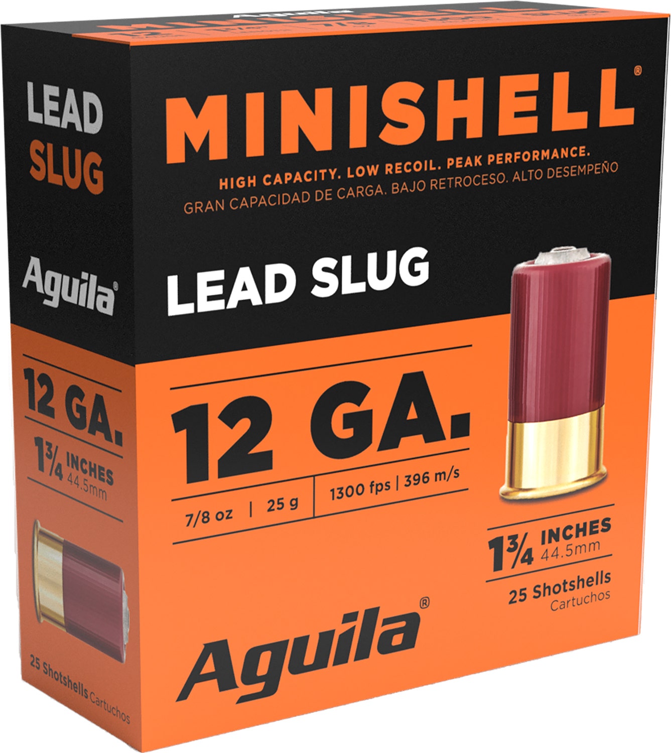 Aguila Minishell 12 Gauge Ammo 1.75" 5/8oz 25 Rounds 1CHB1386