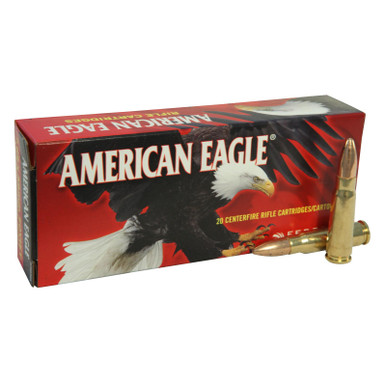 Federal A76239A American Eagle 7.62x39mm 124 GR FMJ 20 Rounds - FACTORY SECONDS