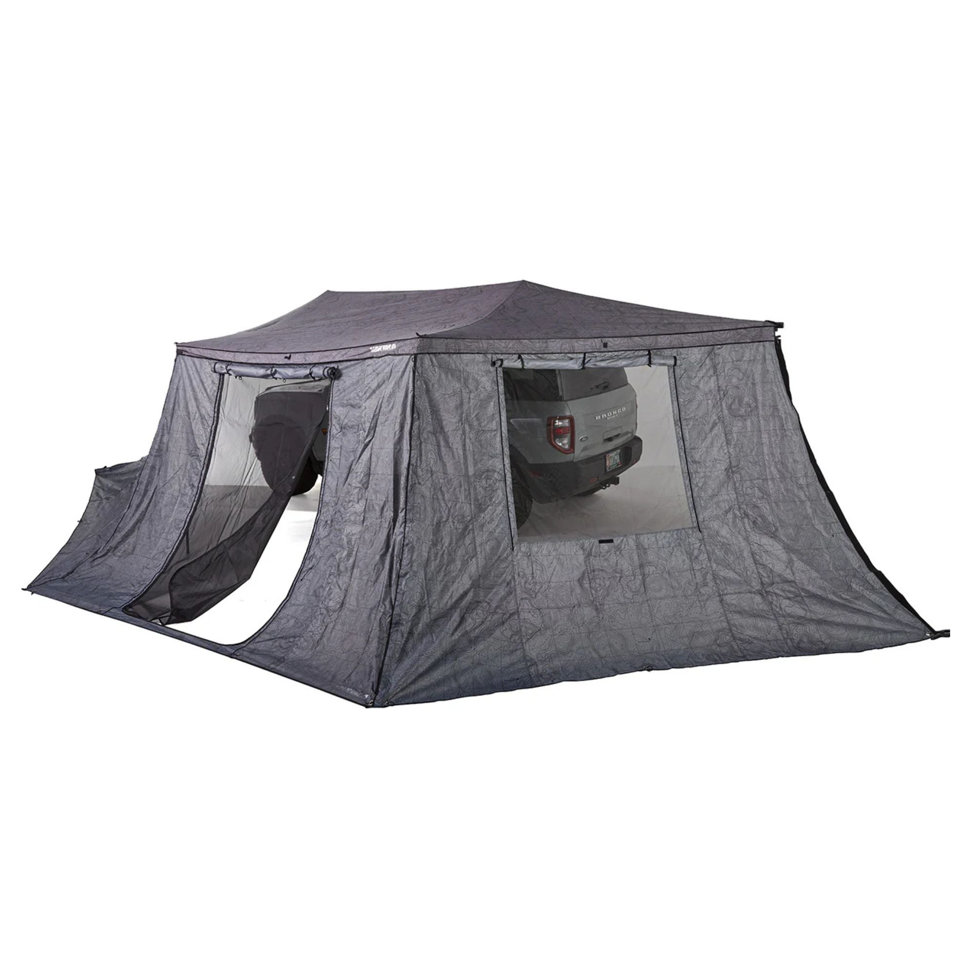 Yakima OverNOut 180 Wall Kit Awning Accessory with Wall and Door Panel, Gray