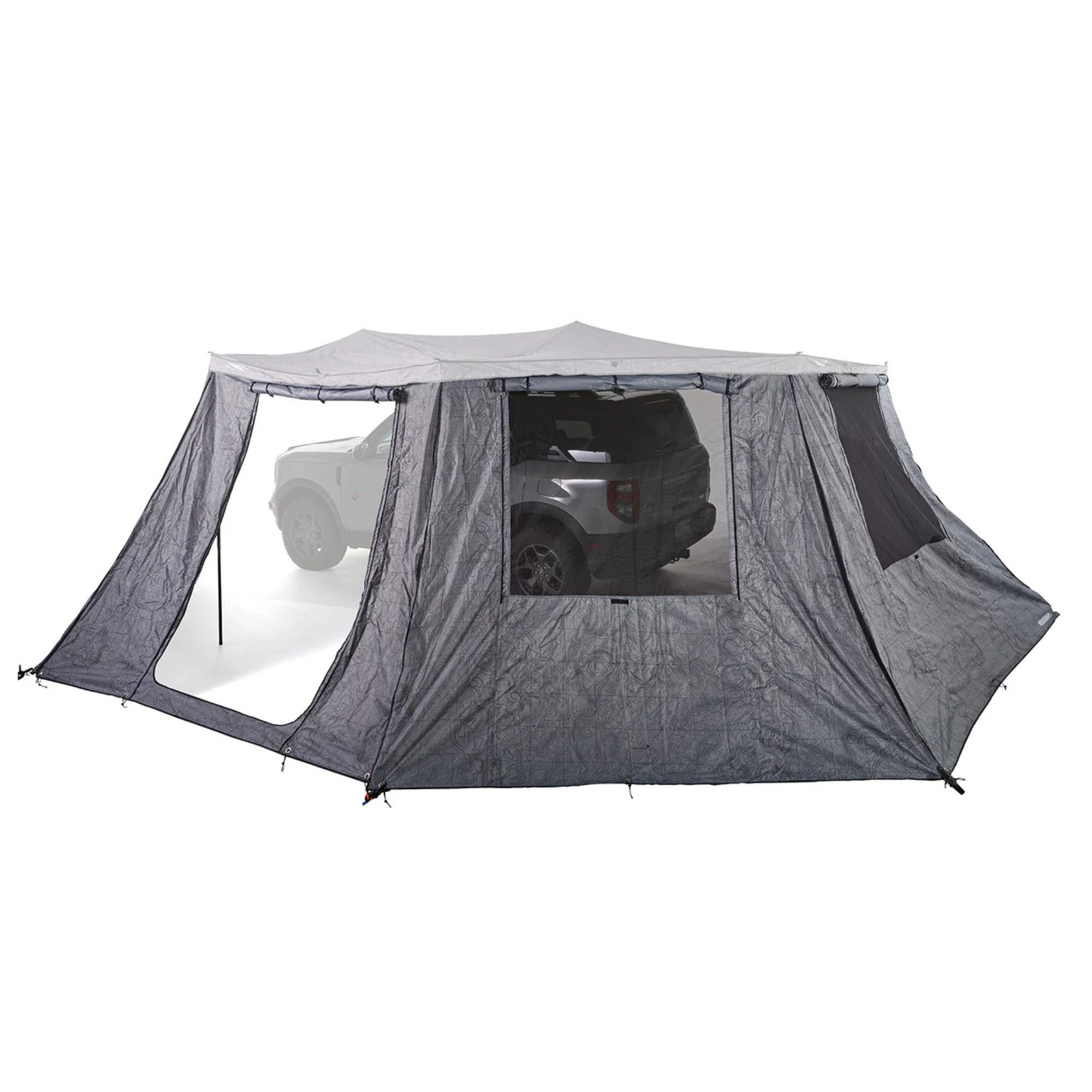 Yakima OverNOut 270 XL LH Full Wall Kit Awning Accessory with Door Panel, Gray