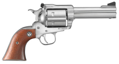 Ruger Super Blackhawk Standard Single 44 Remington Magnum 4.625" 6 rd Hardwood Grip Stainless Steel