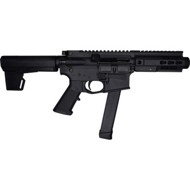 10 RING MKTG / WRJ LLC A0915511 BM-9 9mm Luger 5.50" 33+1 Graphite Black Cerakote Black Polymer Pistol Brace