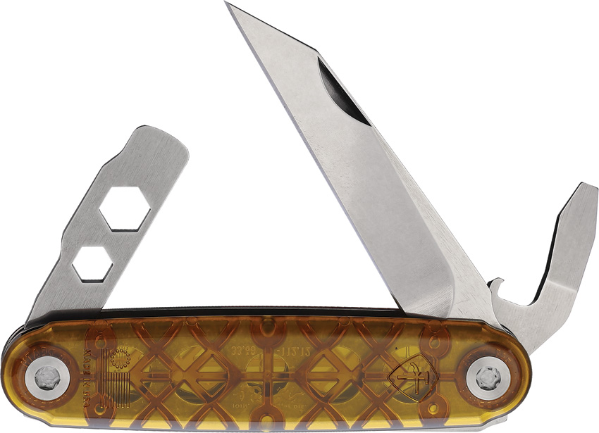 American Service Knife Ironsides Seax Multi Function Pocket Knife UltX - ASK004UX