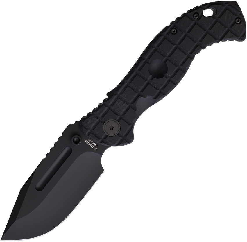 Halfbreed Blades Large Bush Folder Linerlock Pocket Knife Gen 2 - HBBLBF01G2BLK