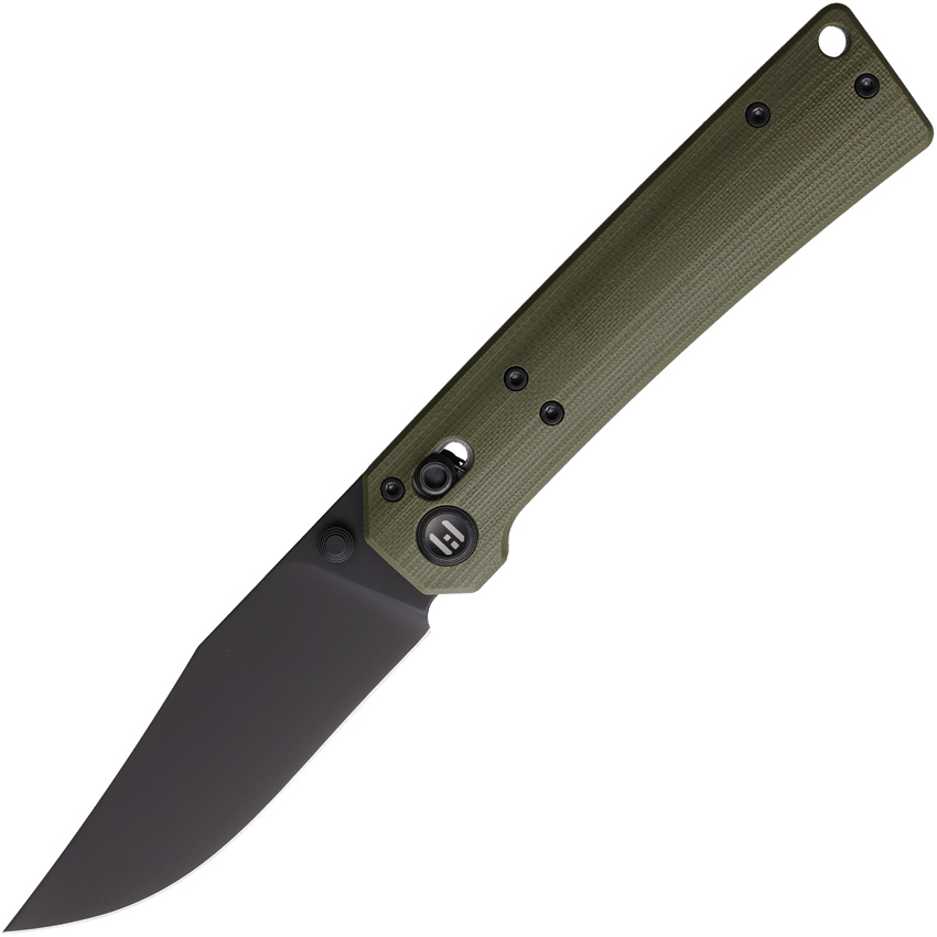 HIGHTRON Pathwright Lockblade Folder Pocket Knife Green - HTK03GRN