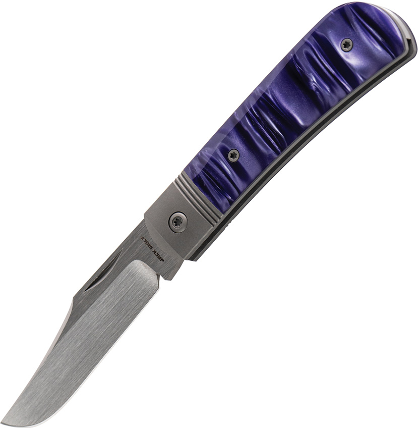 Jack Wolf Bennys Clip Kirinite Cosmic Purple Slip Joint Pocket Knife - JW54160