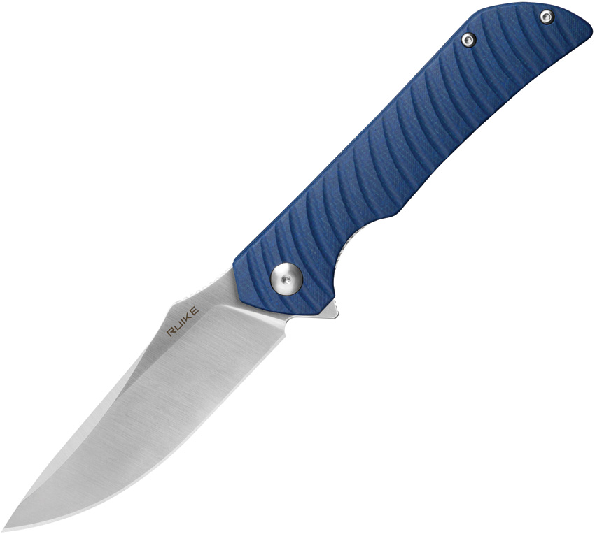 Ruike P123 Linerlock Pocket Knife Blue - RKEP123ME