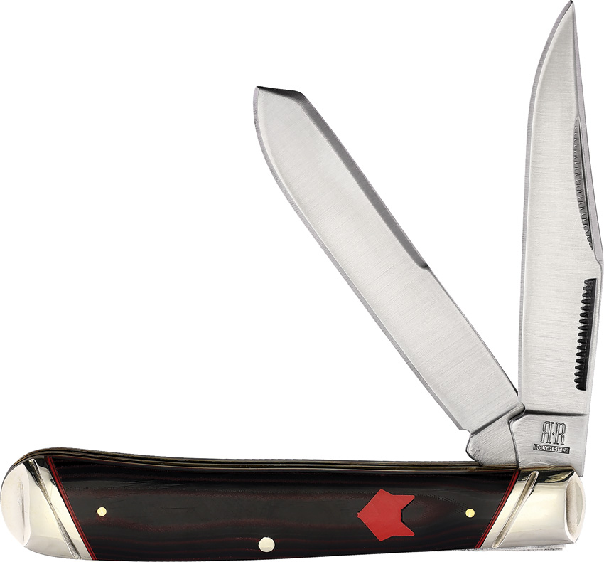 Rough Ryder Red Fox Trapper Pocket Knife - RR2292