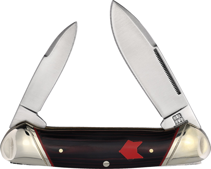 Rough Ryder Canoe Pocket Knife Black/Red - RR2297RF