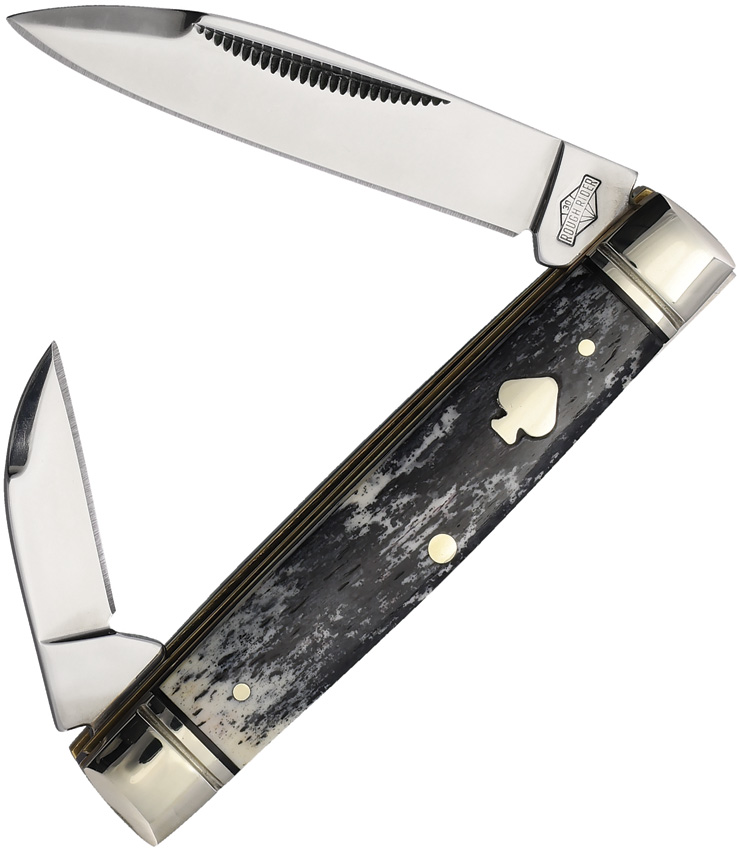 Rough Ryder Black Apaloosa Capital Intern Pocket Knife - RR2489