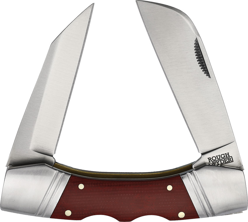 Rough Ryder Double Lockhorn Lockback Pocket Knife - RR2583