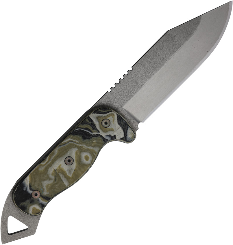 Shed 2024 Momentum Fixed Blade Knife OD Burl - SHED24MOOD