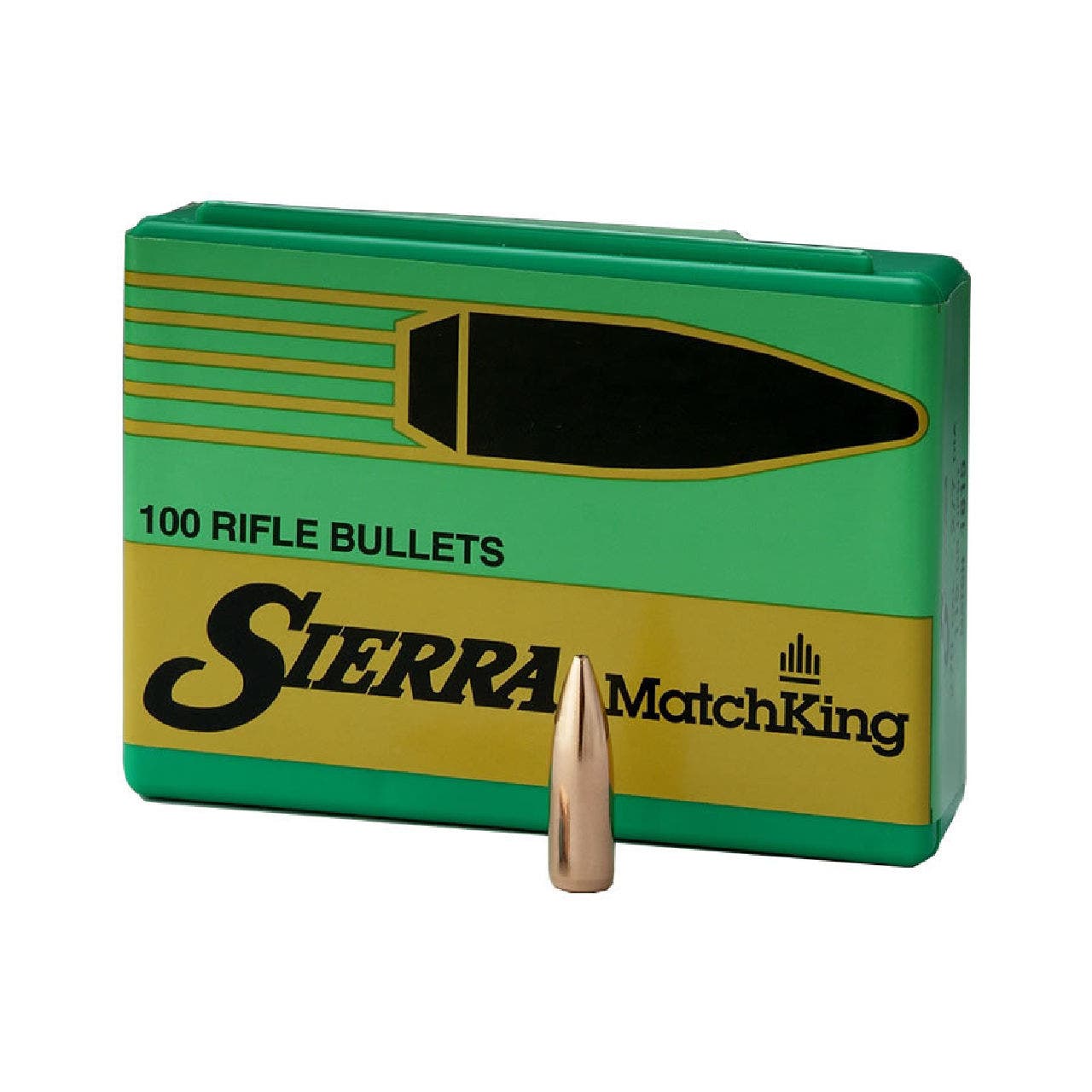 Sierra Match .22 Cal. (.223) 52 gr. HPBT Moly (500 box)