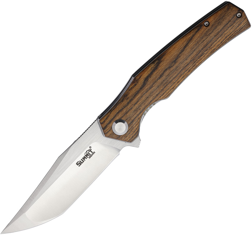 Summit Gear Linerlock Pocket Knife Sandalwood - SMT010SW