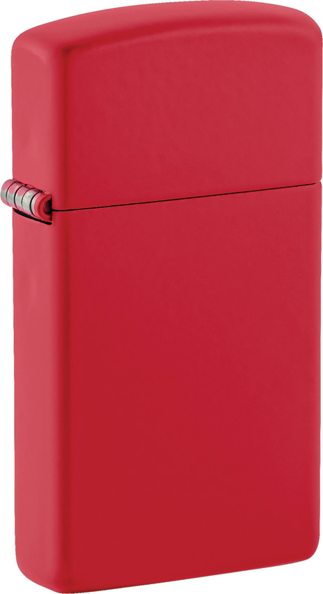 Zippo Slim Lighter Red Matte - ZO11633