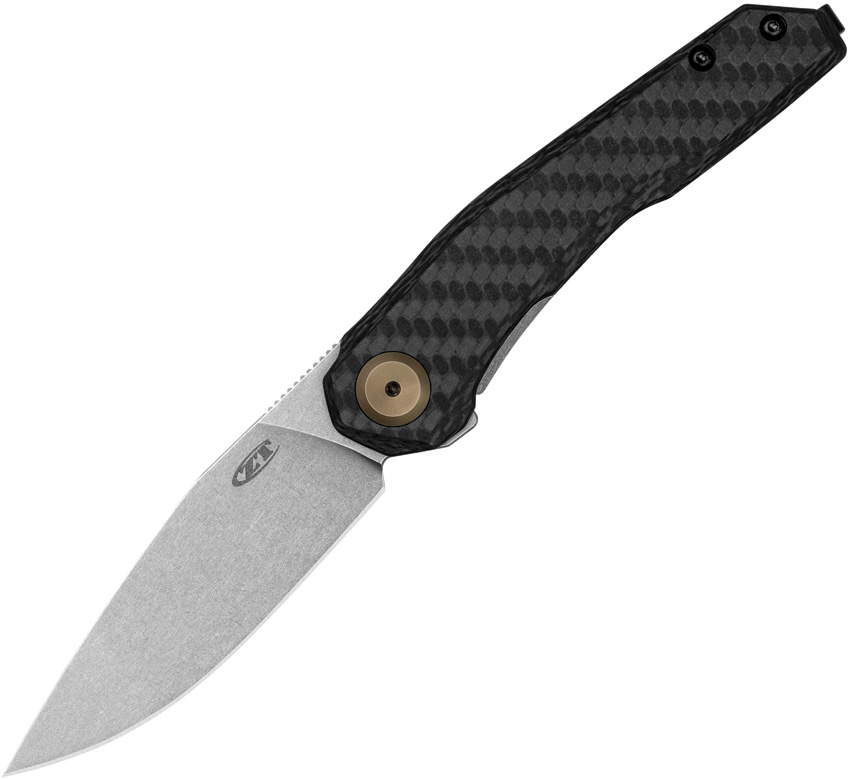 Zero Tolerance Folder Framelock Pocket Knife Carbon Fiber Magna Cut - ZT0545