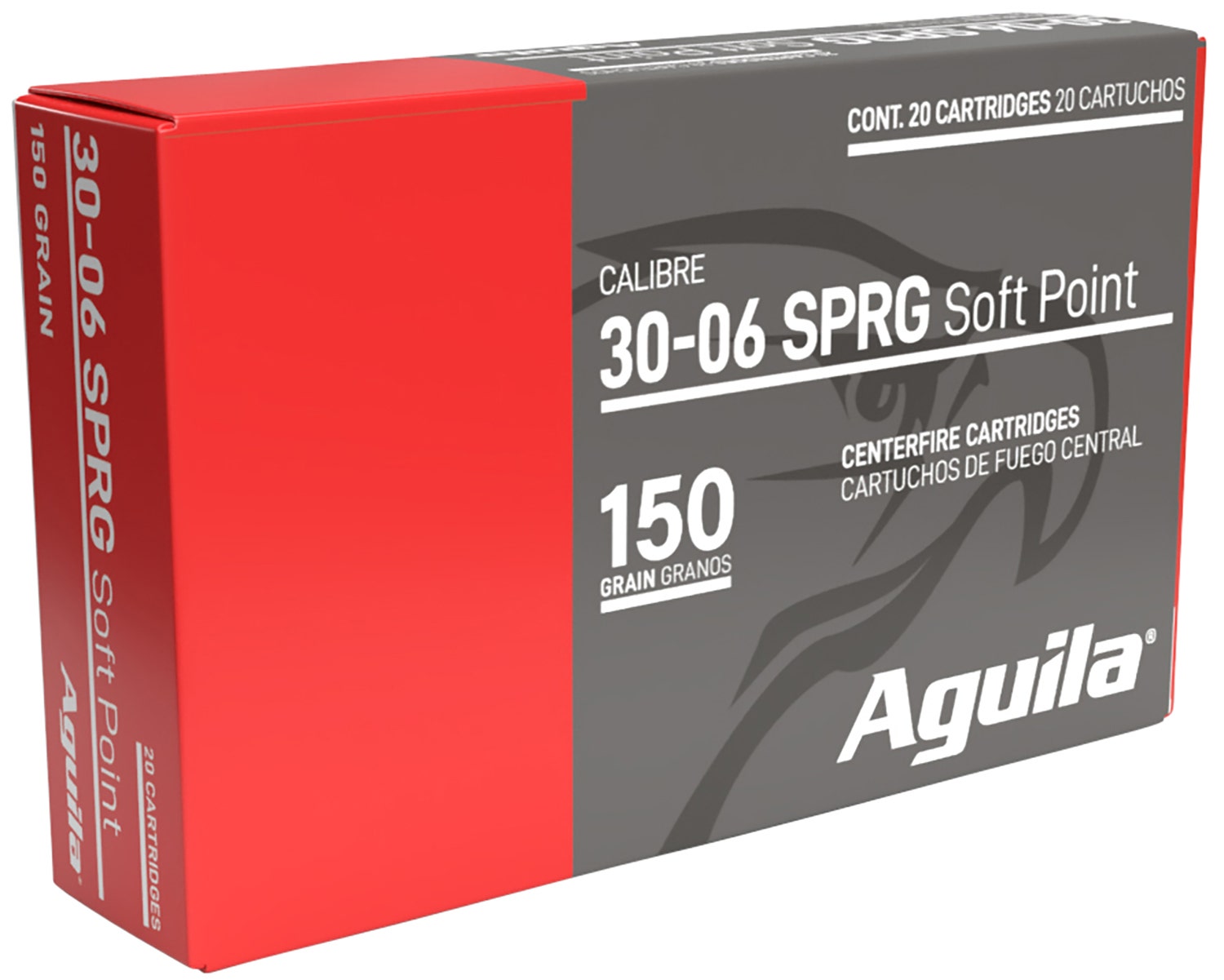 Aguila 30-06 Springfield Ammo 150gr InterLock Boat Tail Soft Point 20 Rounds 8108AG