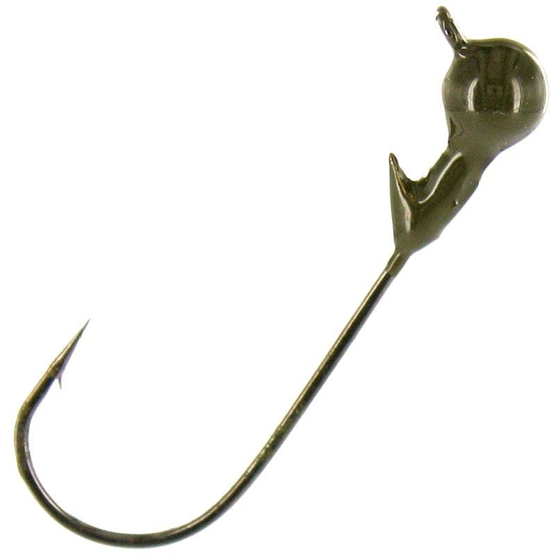 Strike King Tour Grade Jig Round Jig Heads 1/16 oz. Green Pumpkin