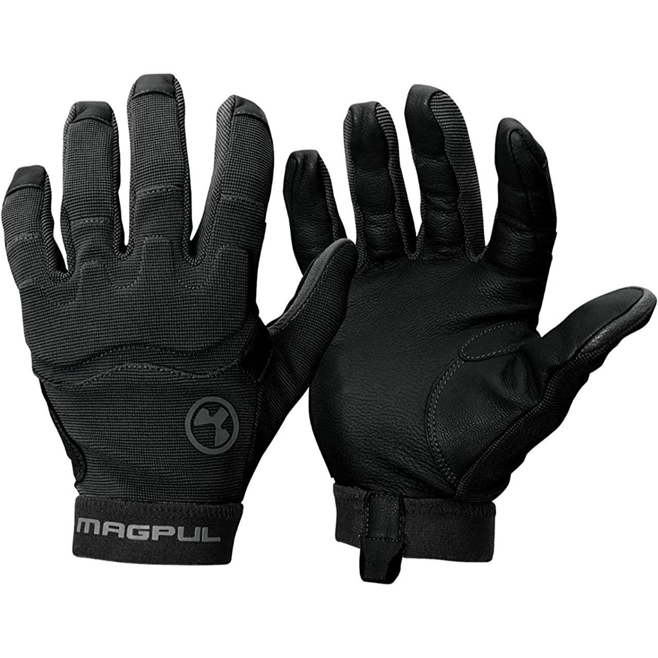 Magpul Patrol 2.0 Lightweight Tactical Leather Gloves-Black-S