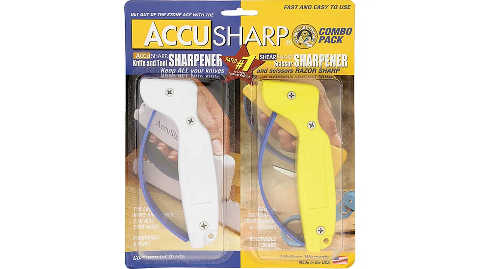 Accusharp Sharpener Combo Pack Knife Sharpener
