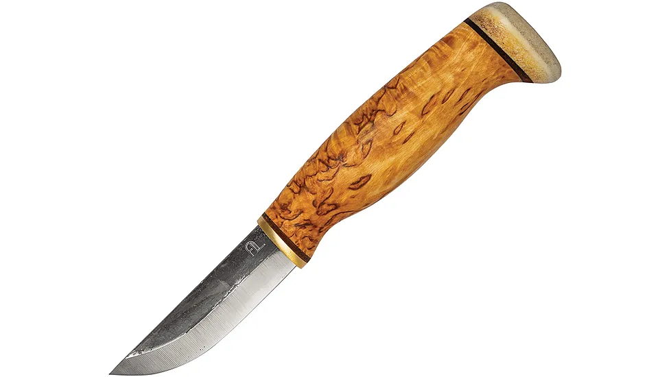 Arctic Legend Handicraft Curly 3in Natural Fixed Blade Knife