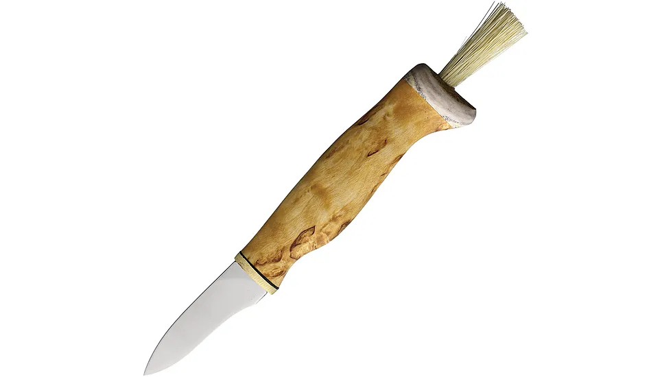 Arctic Legend Curly Birch 2.25in Mushroom Knife