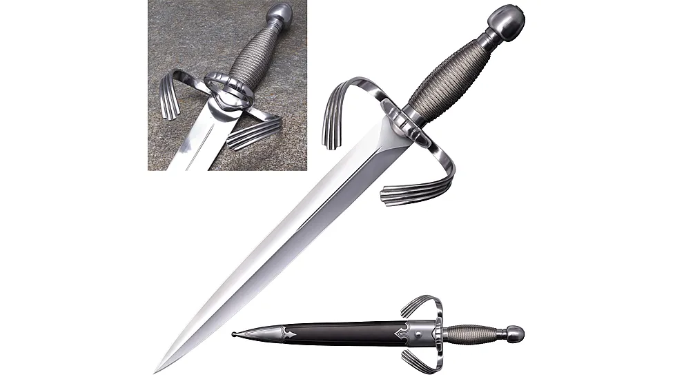 Cold Steel Large Parrying Dagger Fixed Blade Knife