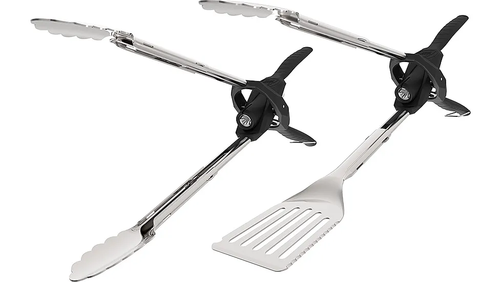 Outdoor Edge Cutlery Grill-Beam Tongs, Knife