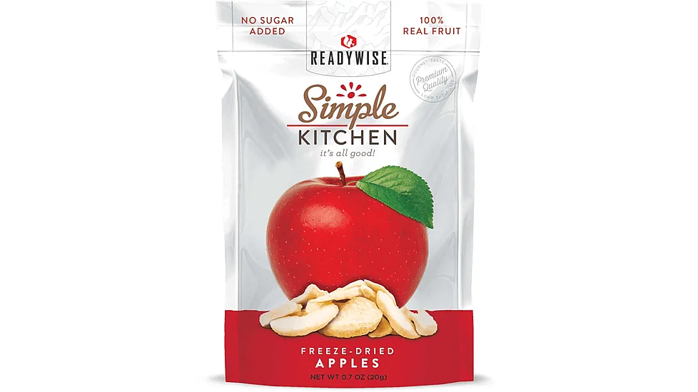 ReadyWise Freeze-Dried Sweet Apples