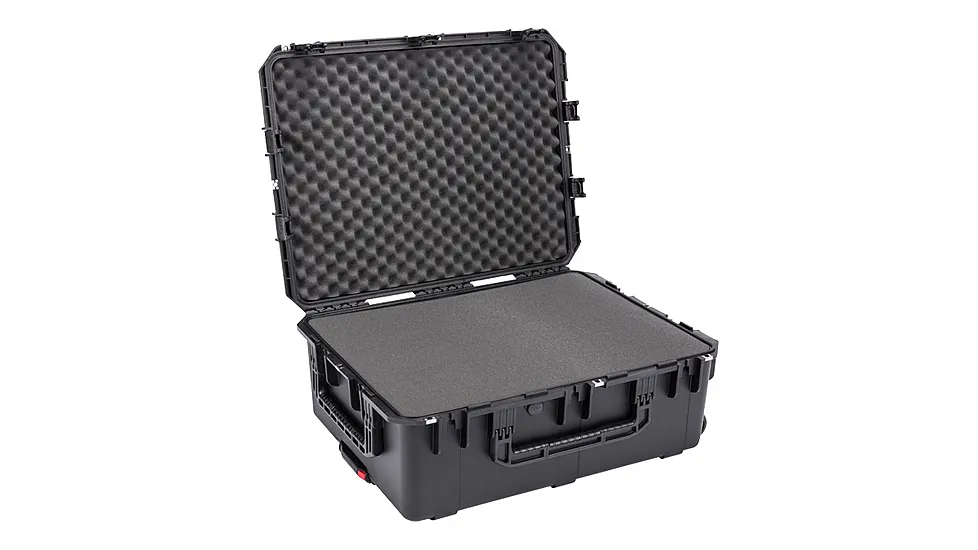 SKB Cases Seres Injecton Molded Ml-Standard Waterproof Case 29inx22inx10in W/Wheels Cubed Foam