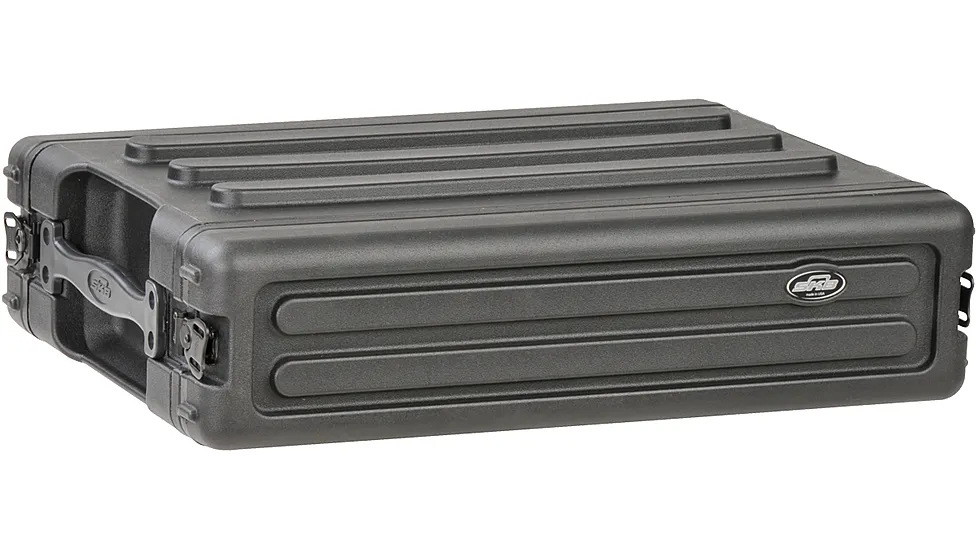 SKB Cases 2U 10.5in Shallow Roto Rack Wth Steel Rals