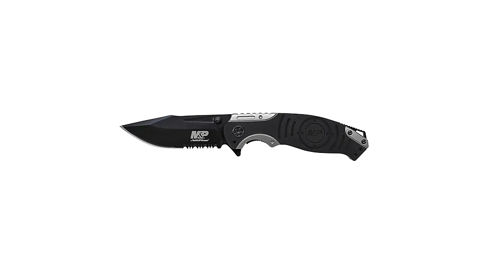 Liner Lock Black/Grey Handle Folding Knife