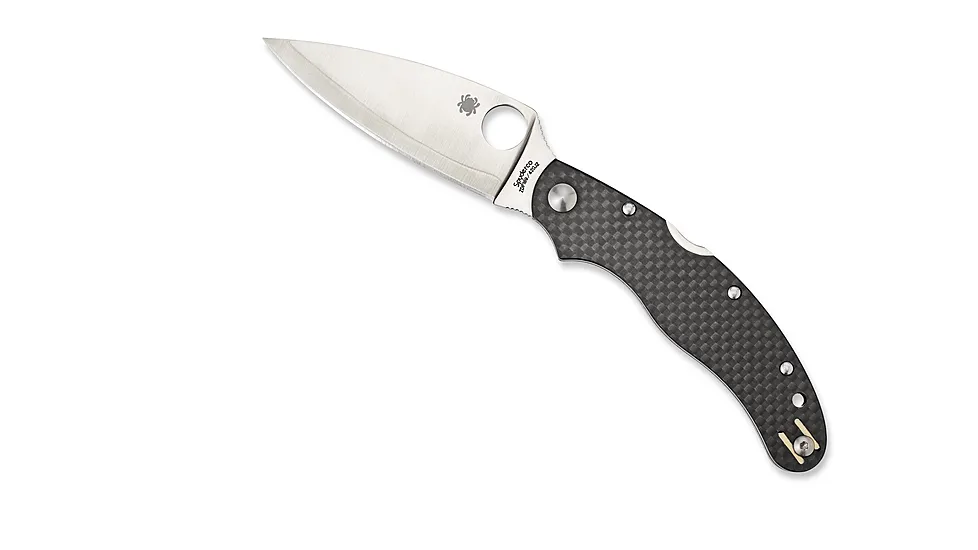 Spyderco 7" Caly 3.5 Carbon Fiber ZDP-189 Folding Knife