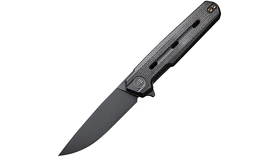 We Knife Co Ltd Navo Black Micarta 3.25in Folding Knife