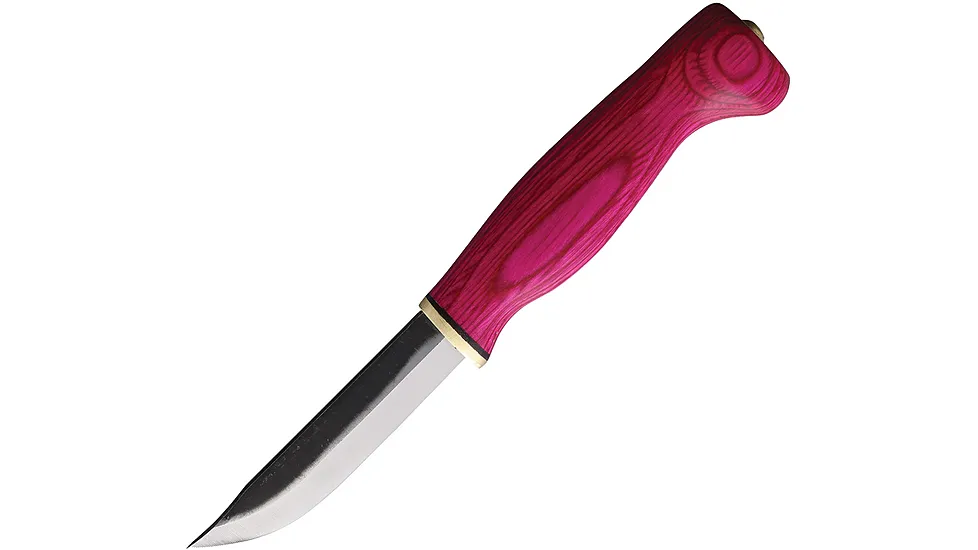 Wood Jewel 7.5in Pink Plywood Knife