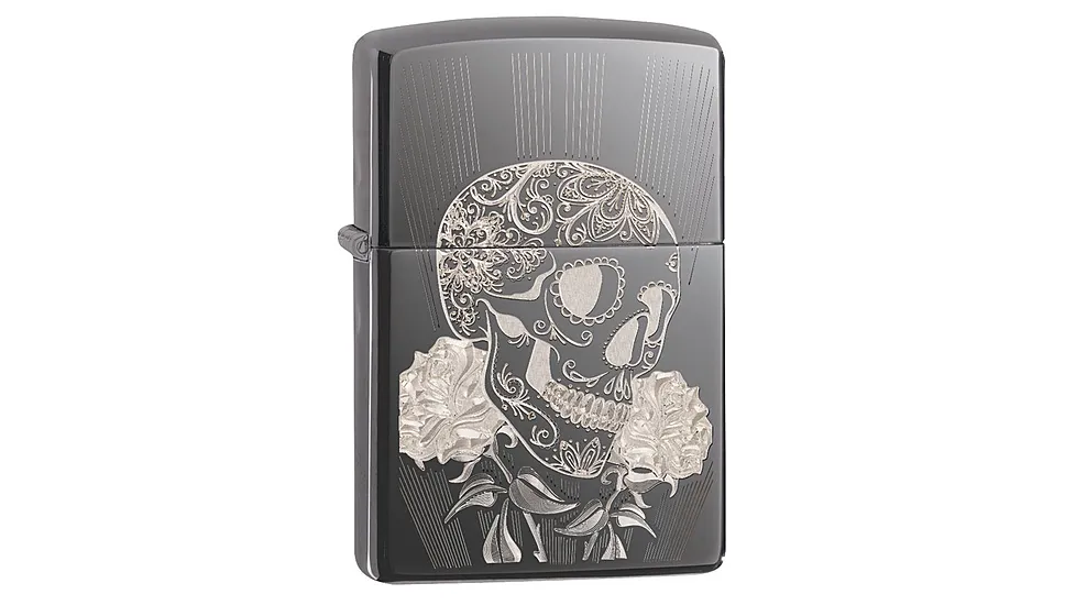 Zippo Fancy Skull Design Lighter