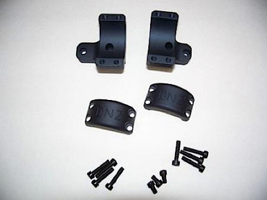 DNZ 703TM2 2-Piece Base-Rings For Rem 700-Howa-Weatherby Vanguard 30mm Rings Medium Black Matte Finish