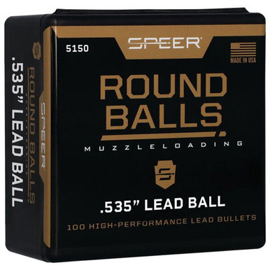 Speer Bullets .54 Cal Black Powder Lead Round Balls 230 gr. 100 pk.