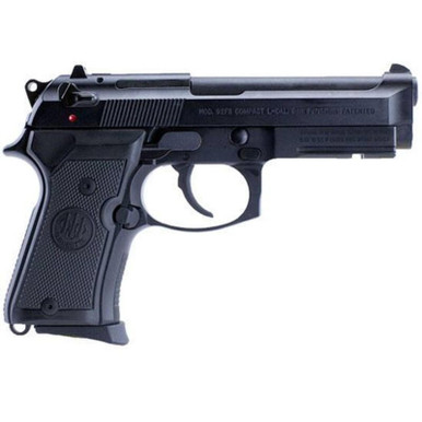 Beretta 92 Compact Rail 9mm 4.25 13+1 Black Synthetic Grip Black Bruniton Fini