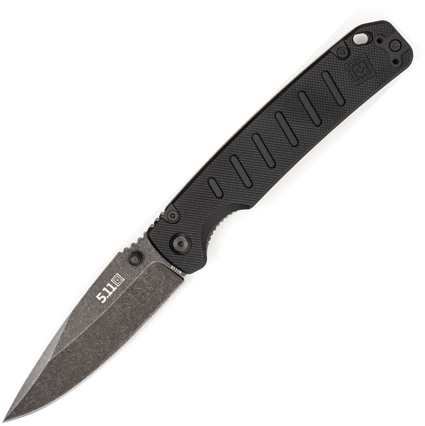 5.11 Tactical Braddock Linerlock Pocket Knife Black - FTL51176019