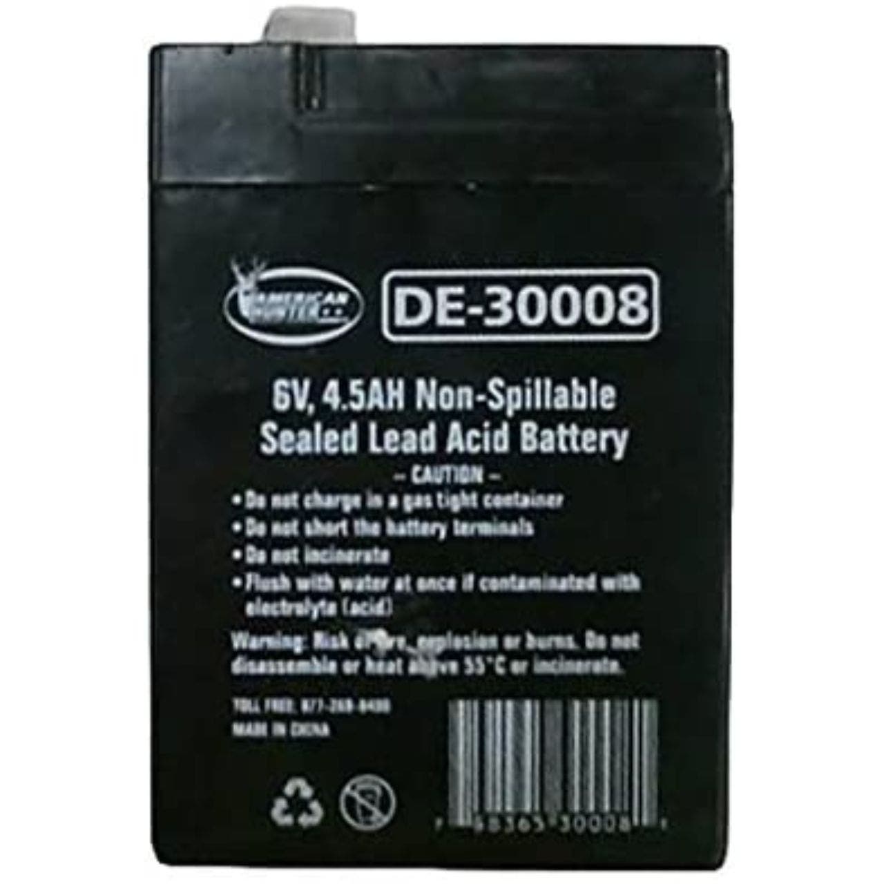 American Hunter 6V 4.5Amp Hr Rechargeable Battery