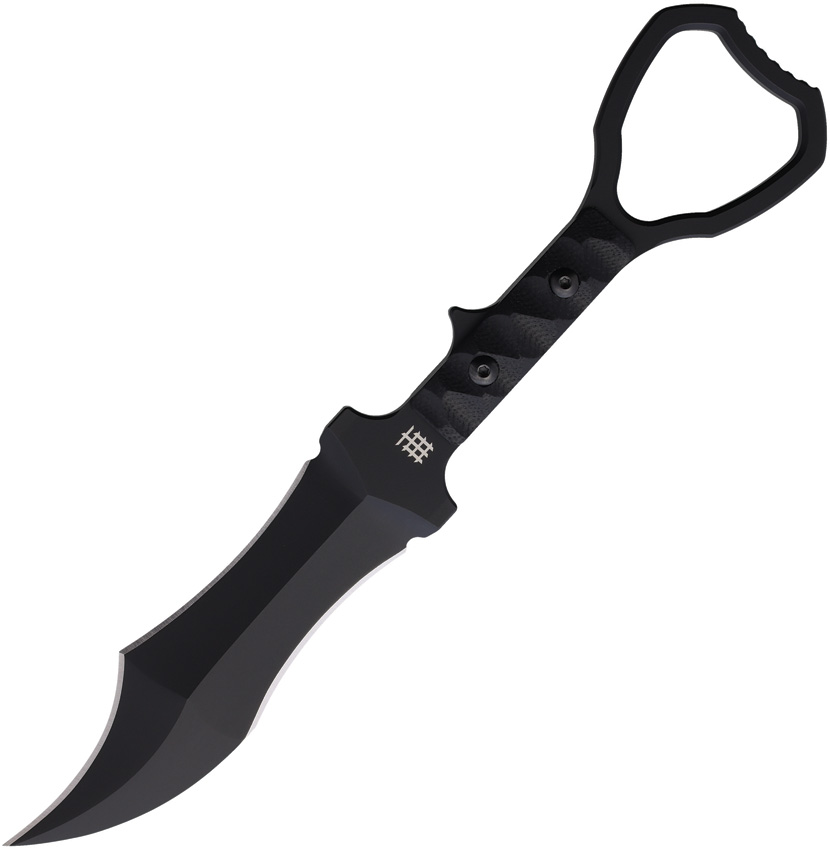 Halfbreed Blades CCK Tuhon Raptor Fixed Blade Knife Black Gen 2 - HBBCCK03BLKG2