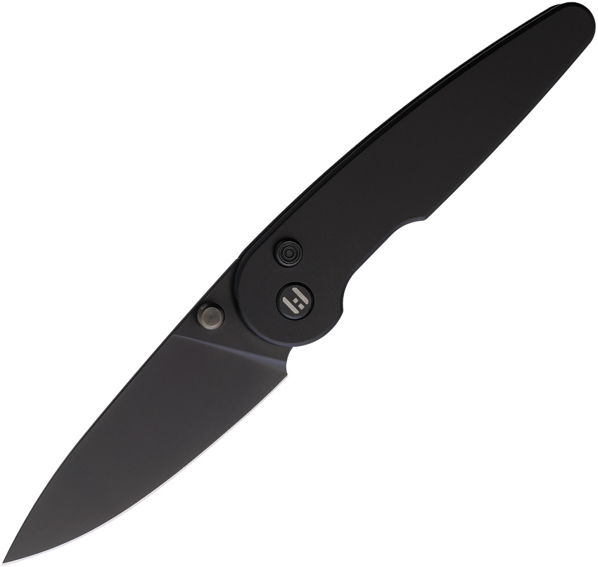 HIGHTRON Birdidi-Grace Button Lock Pocket Knife Black - HTK06BLK