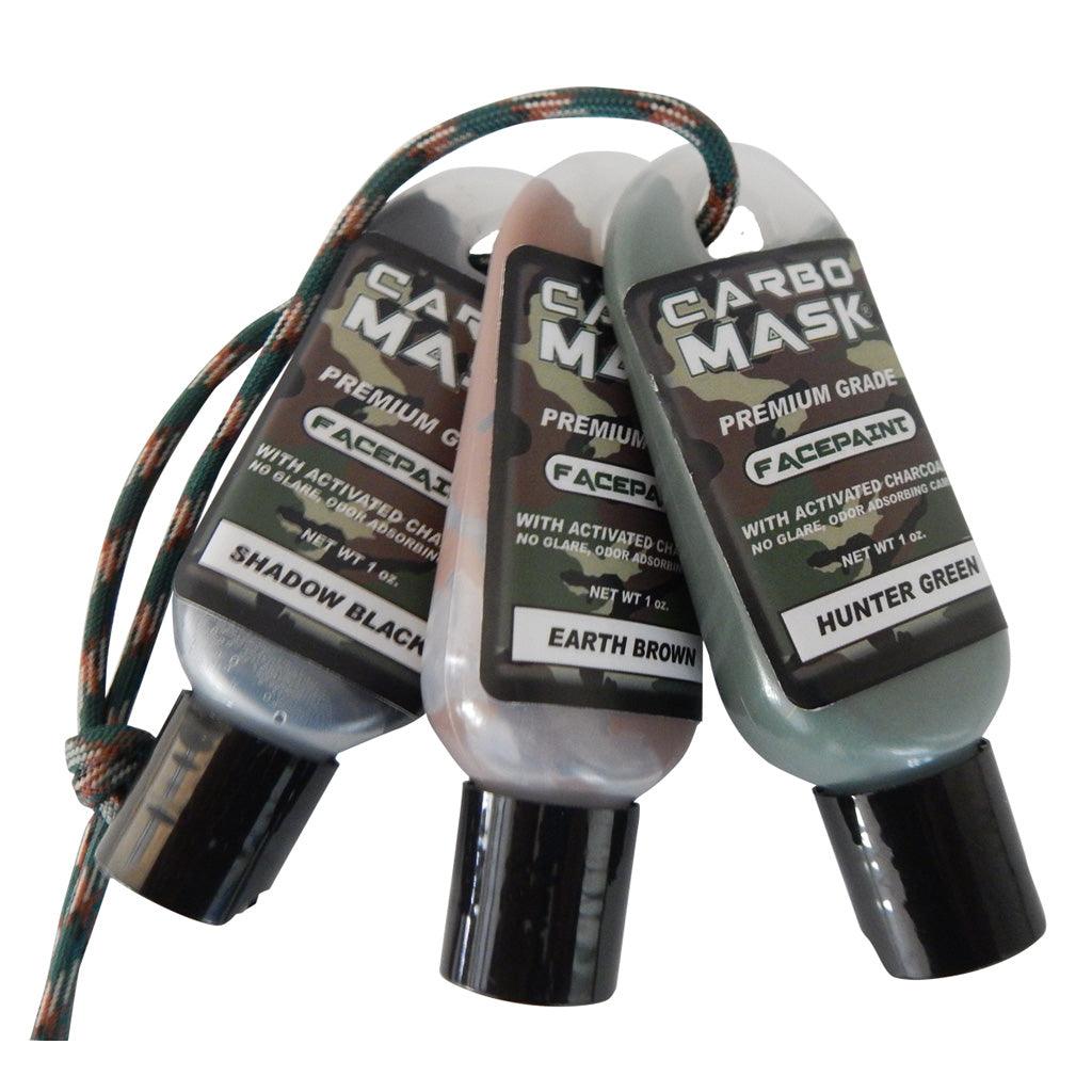 Carbo Mask Facepaint Black-green-brown 1 Oz. 3 Pk.