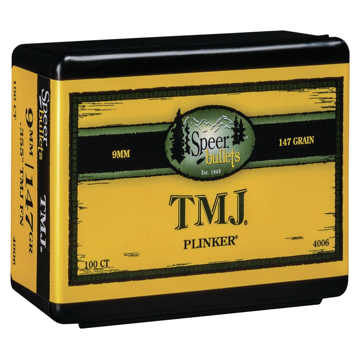 Speer 9mm 147Gr Flat Nose 100/Box